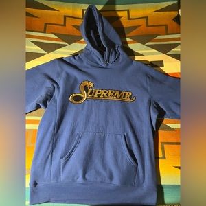 Supreme sequin viper hoodie